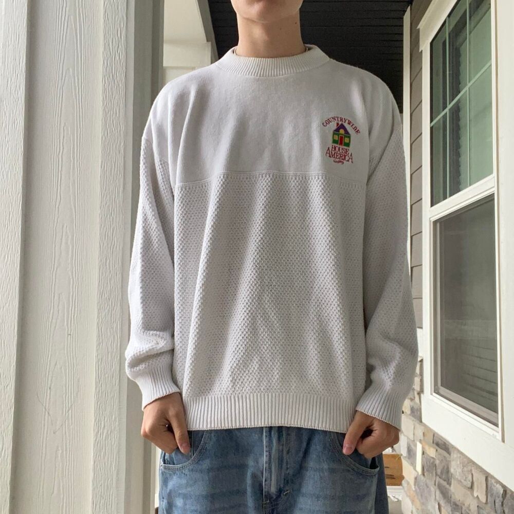 Unbranded Men's White Jumper